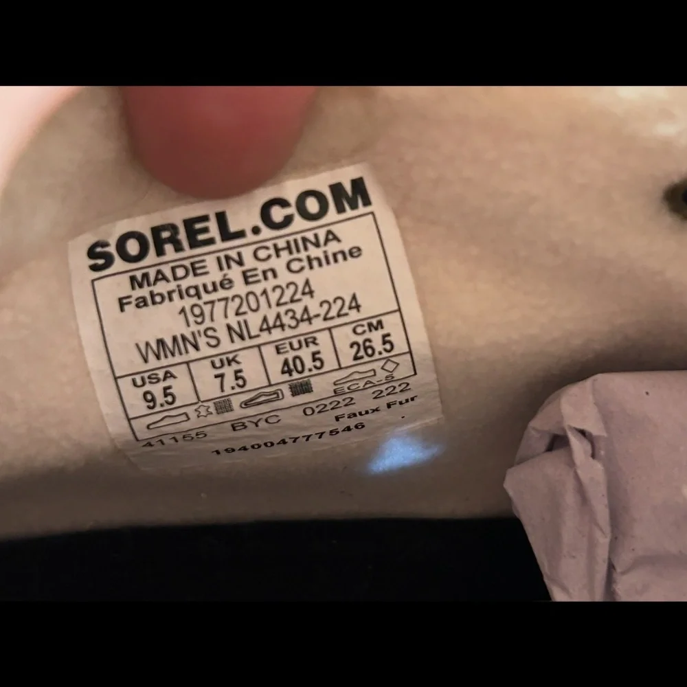 Sorel Out N About III Conquest Waterproof Boots Camel Brown Womans 9.5